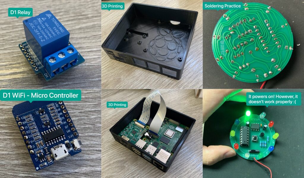 Soldering and 3D printing side quests